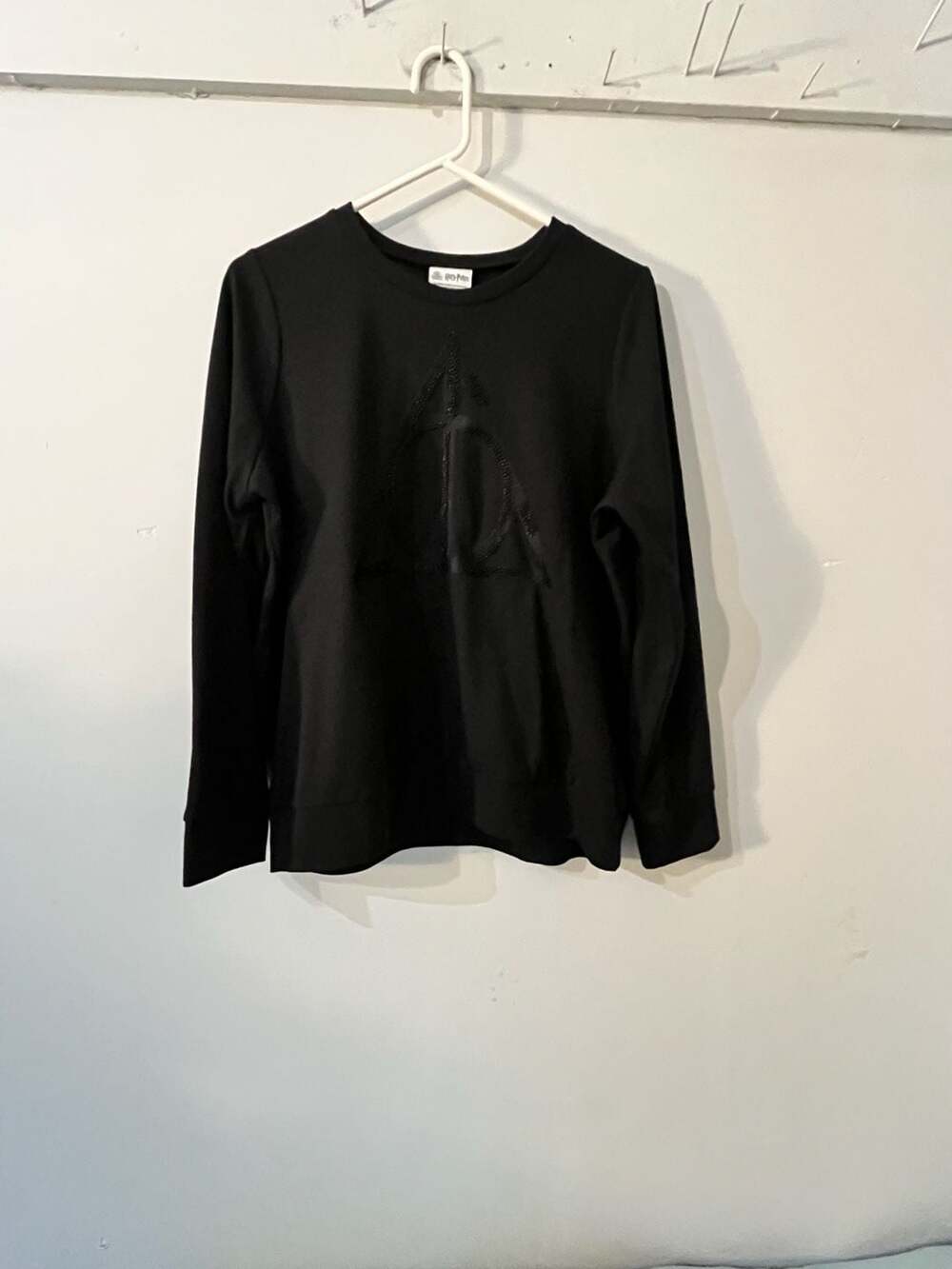 Harry Potter Deathly Hallows Black Crewneck Sweatshirt 003-105